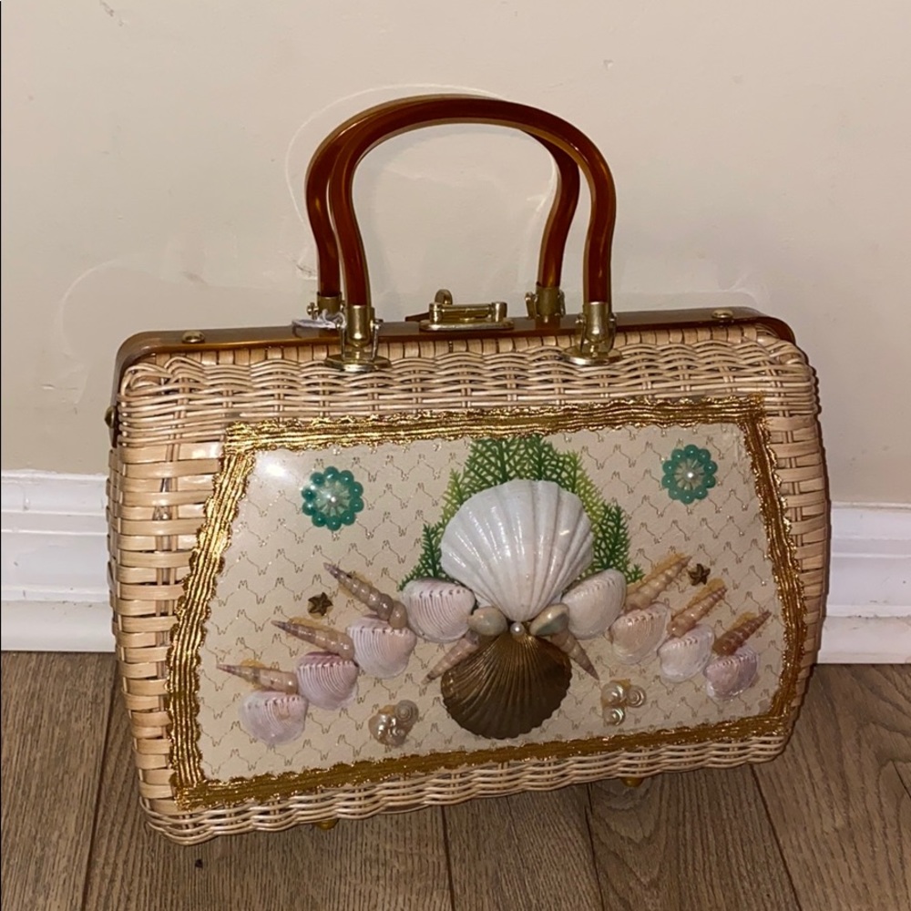 🎈SALE Vintage 60s atlas Hollywood Florida handbag